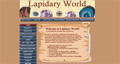 Desktop Screenshot of lapidaryworld.com